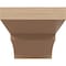 Ekena Millwork 8"W x 16"D x 8"H Wide Monterey Rough Cedar Woodgrain TimberThane Corbel, Primed Tan CORUR08X16X08MONRCPR - alternate 4